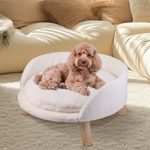 Round pet sofa - bed, soft