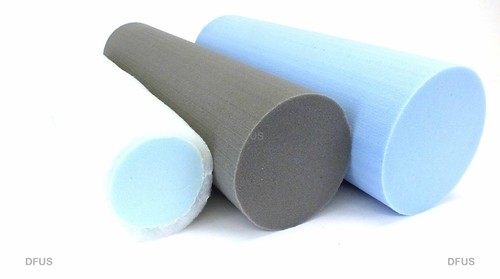 Round foam bolster cushions - foam,