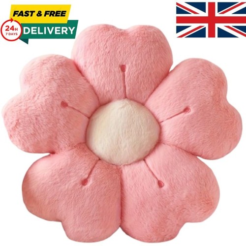 Soft plush flower cushion - flower,