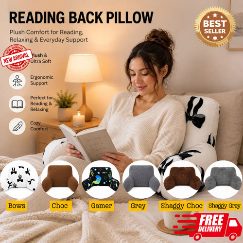 Reading pillow with arms - reading,