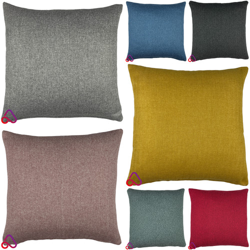 Herringbone tweed cushion - herringbone,