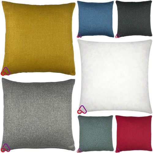 Herringbone tweed cushion with - cushion,